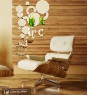 Акриловое зеркало Круги