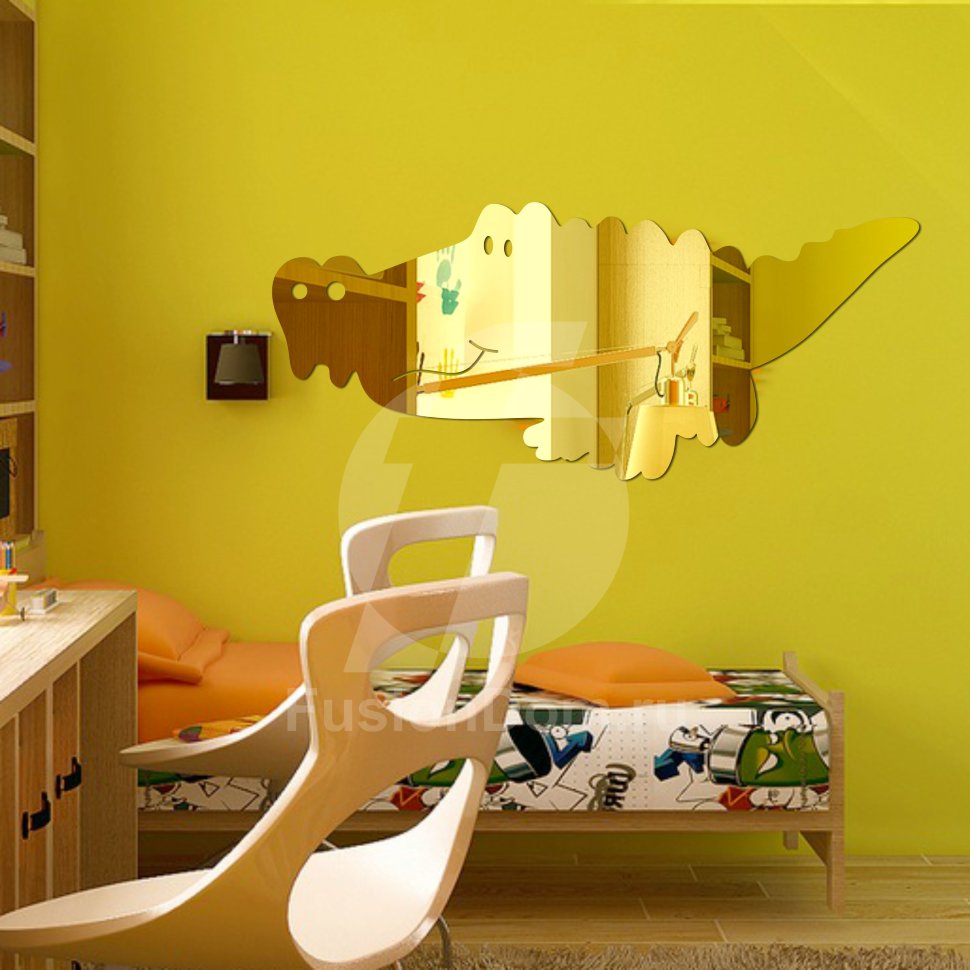 Акриловое зеркало Крокодильчик