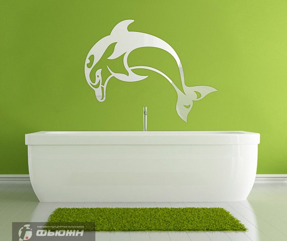 Акриловое зеркало "Дельфин"