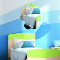 зеркало Мишка с сердцем