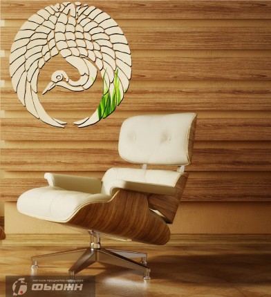 Акриловое Акриловое зеркало Журавль