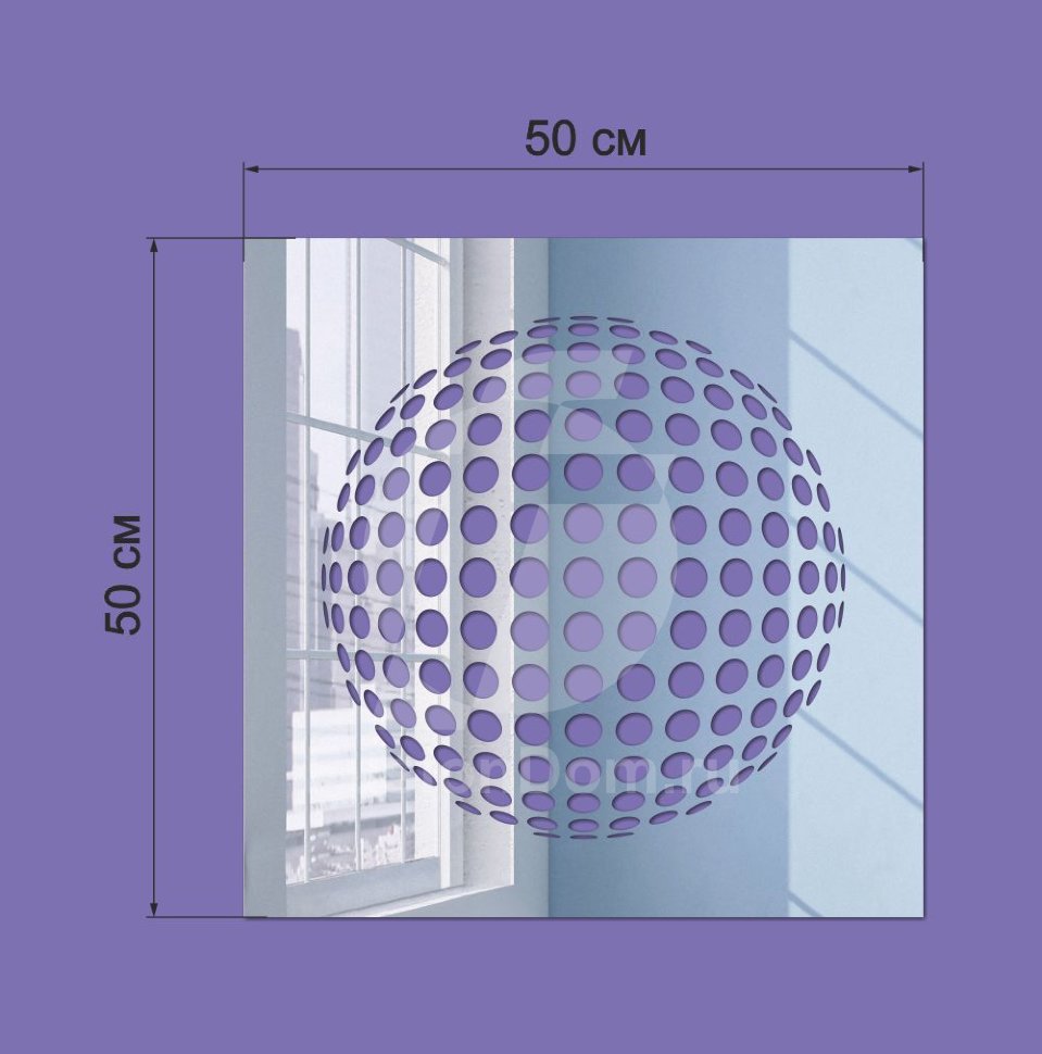 Акриловое панно Сфера