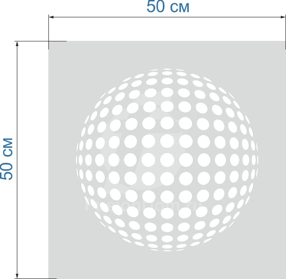 Акриловое панно Сфера