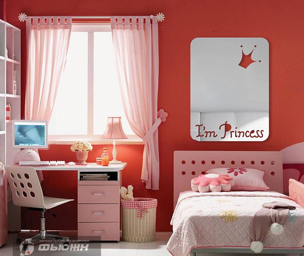 Акриловое Акриловое зеркало "Принцесса"