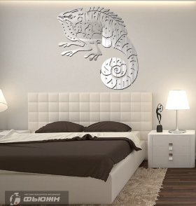 Акриловое зеркало Игуана