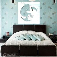 Зеркало Кот Инь-Янь