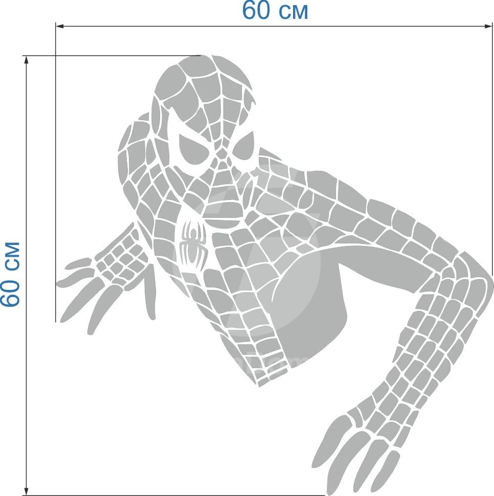 Акриловое зеркало Супер человек паук