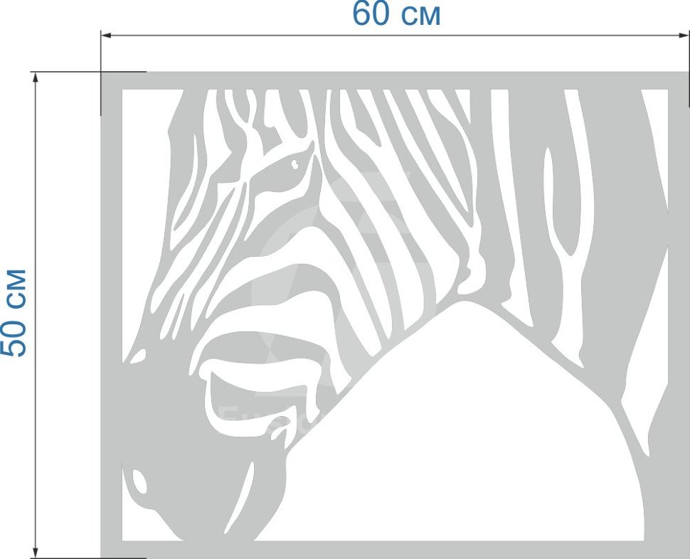 Декоративная акриловая панель Полосатые мотивы