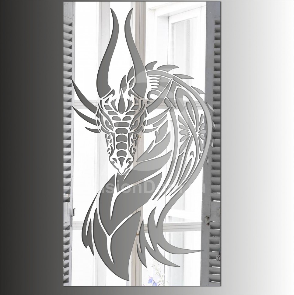 Зеркало в виде дракона