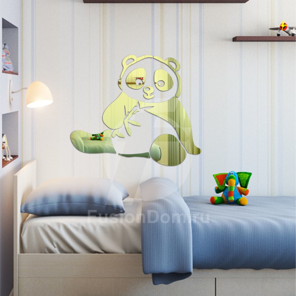 зеркало Панда золото