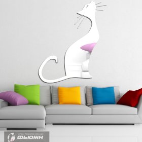 Зеркало Довольный кот