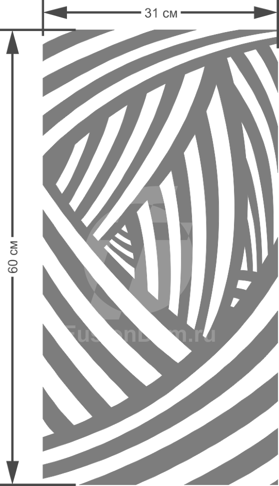 Декоративное акриловое панно Гипноз