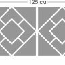 Декоративное акриловое панно Ломанный квадрат