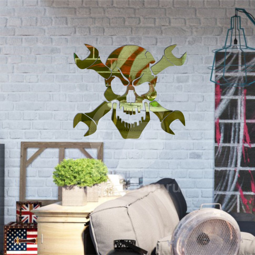 зеркало Злой механик золото