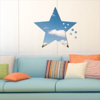 Зеркало в форме звезды