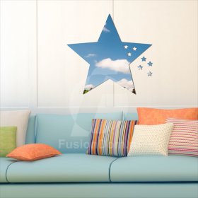 Зеркало в форме звезды