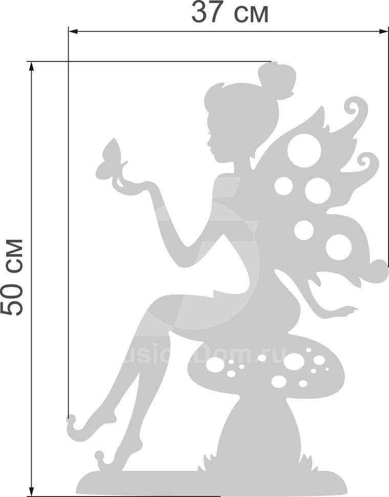 зеркало Девочка-эльф размер