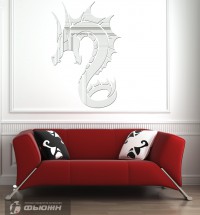 Акриловое зеркало Змей