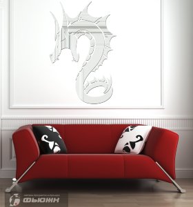 Акриловое зеркало Змей