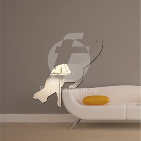 Акриловое зеркало Кошечка