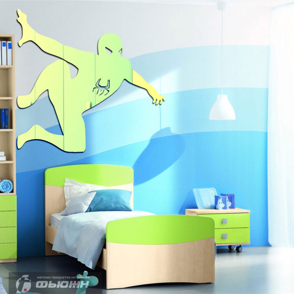 Акриловое зеркало Spiderman