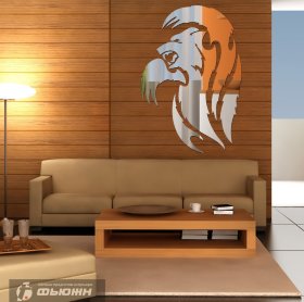 Акриловое зеркало Медведь