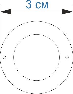 Пришивное зеркальце: Кольцо