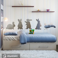 Зеркало Кролики