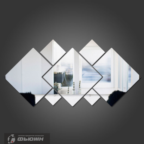 Декоративное акриловое панно Квадраты