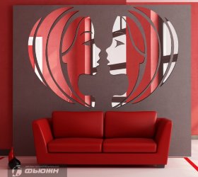 Зеркало Две девы