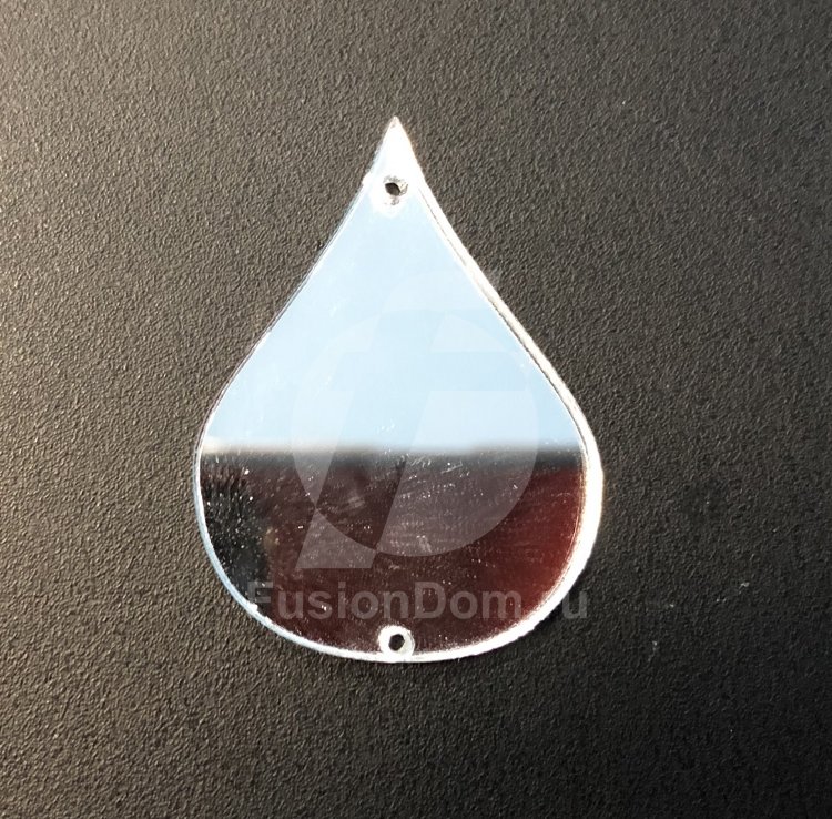 Пришивное зеркальце: Капля