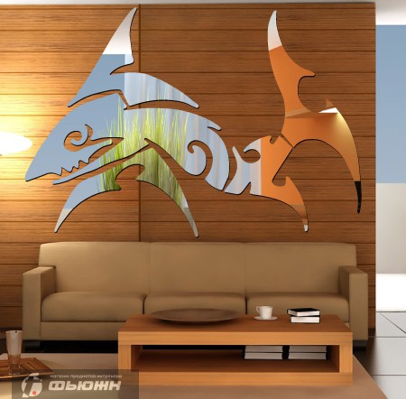 Акриловое Зеркало Акула