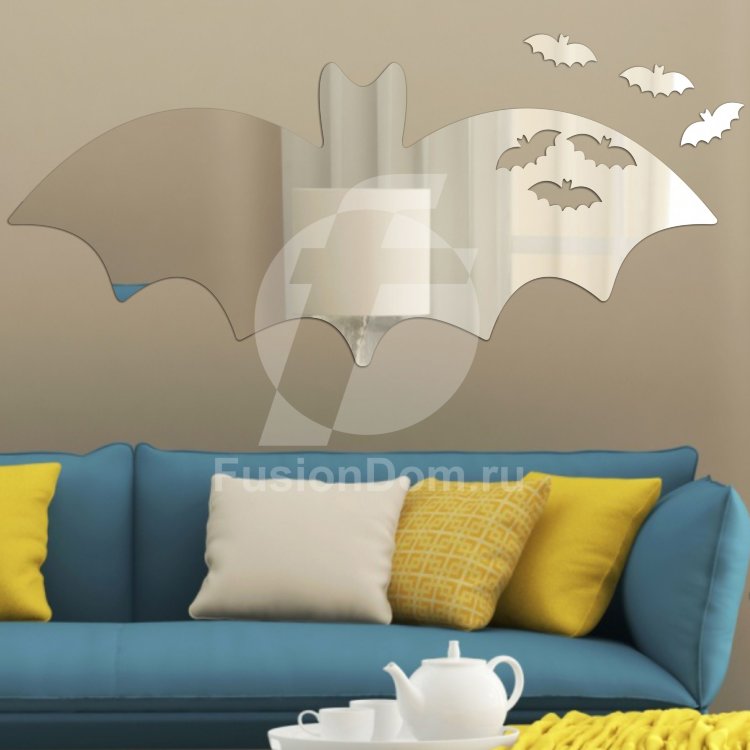 Акриловое Зеркало Летучая мышь