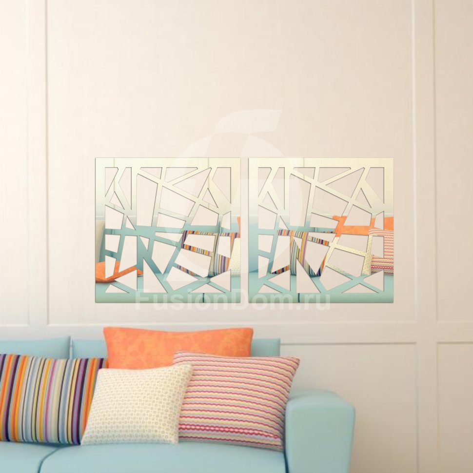 Декоративное акриловое панно Ломанная линия