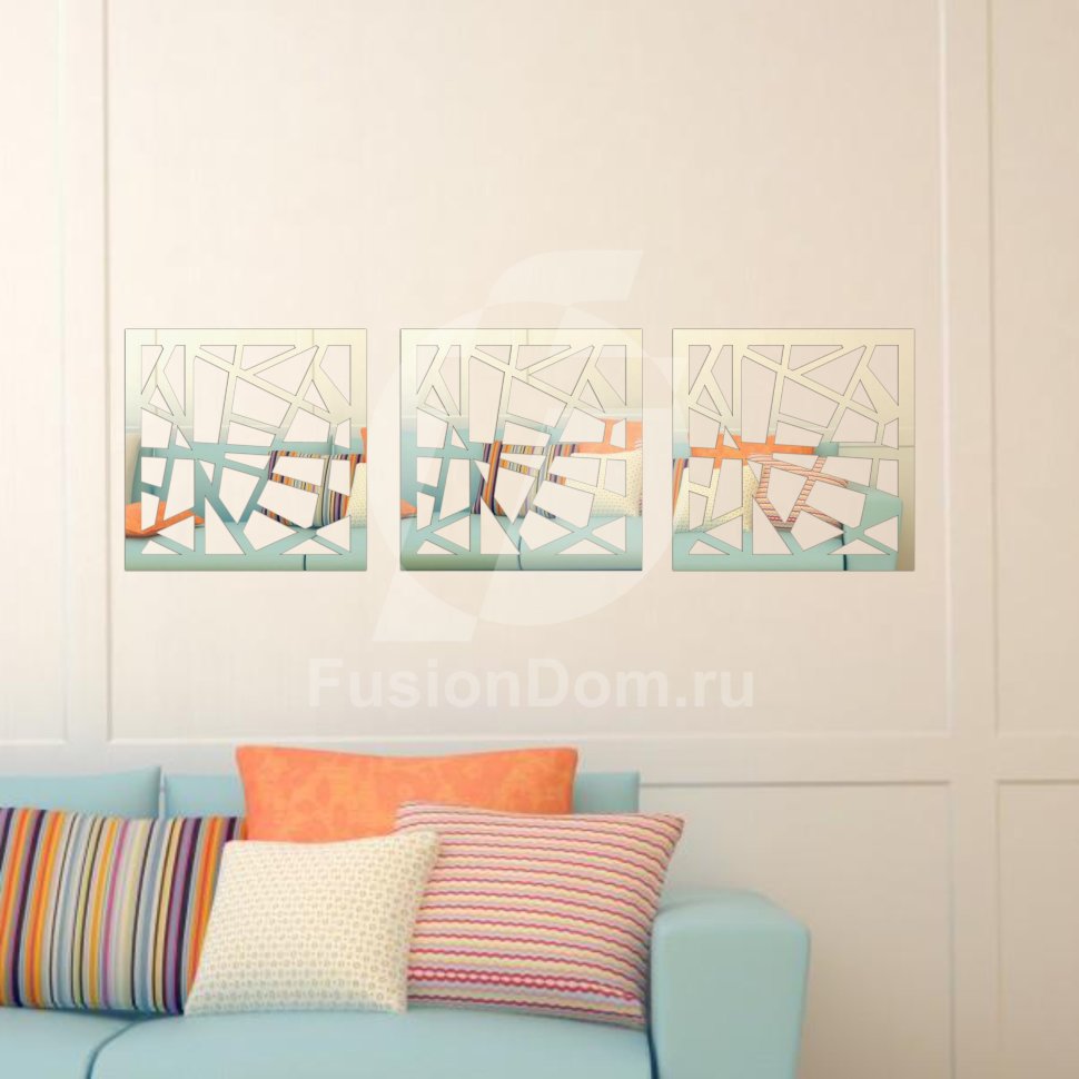 Декоративное акриловое панно Ломанная линия