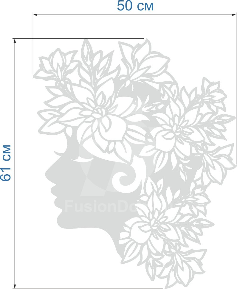 зеркало Леди размер