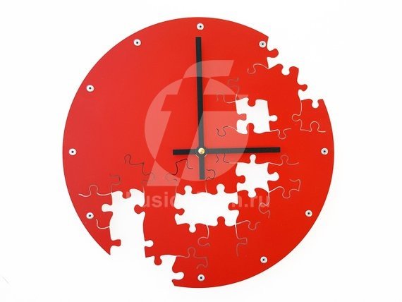 Настенные часы Ломанный пазл