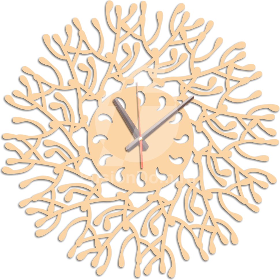 Настенные часы Веточки песочный