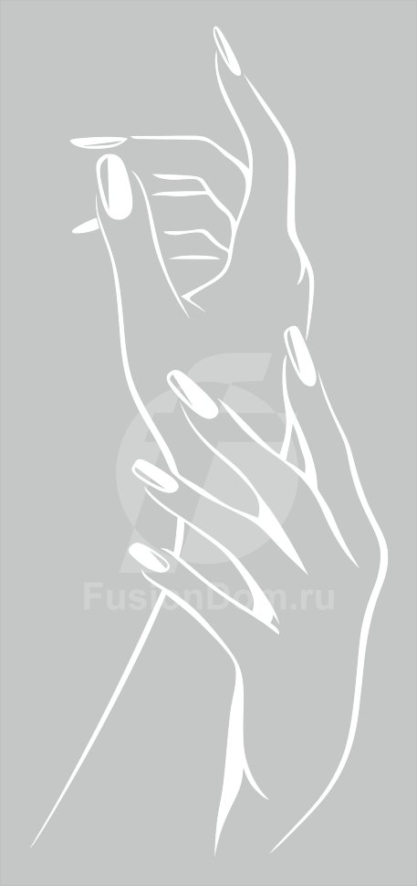 Акриловое зеркало Руки