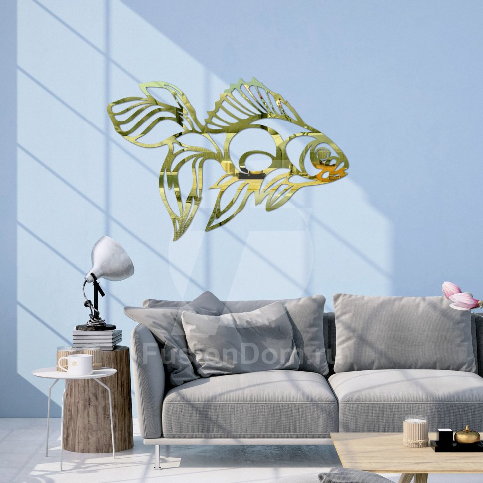 зеркало Рыбка золото