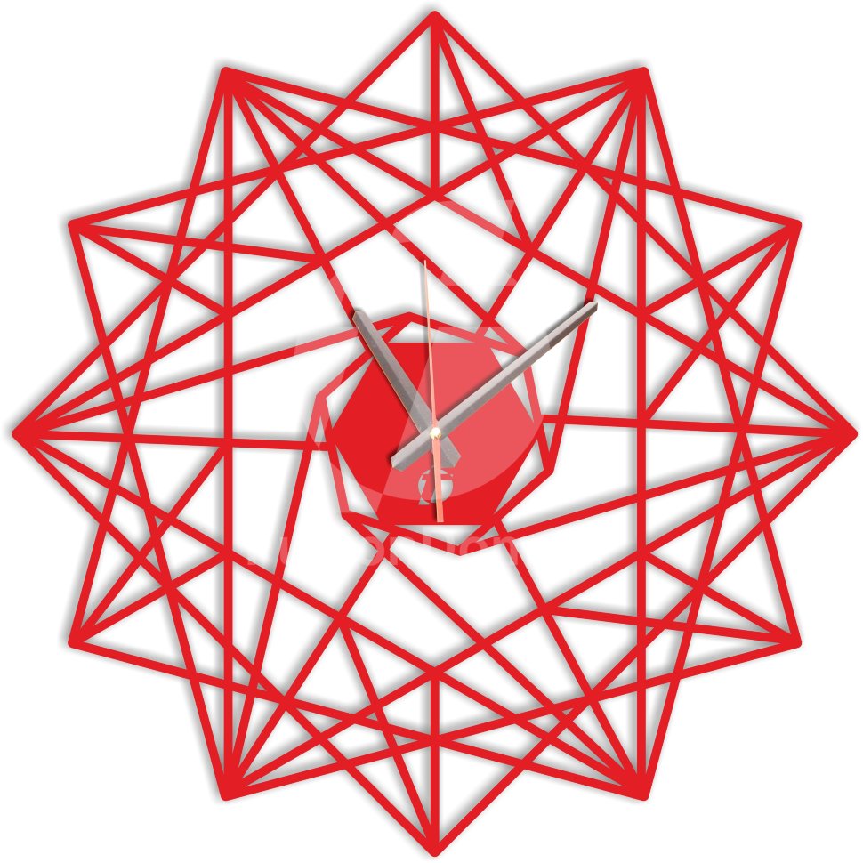 Настенные часы Линии