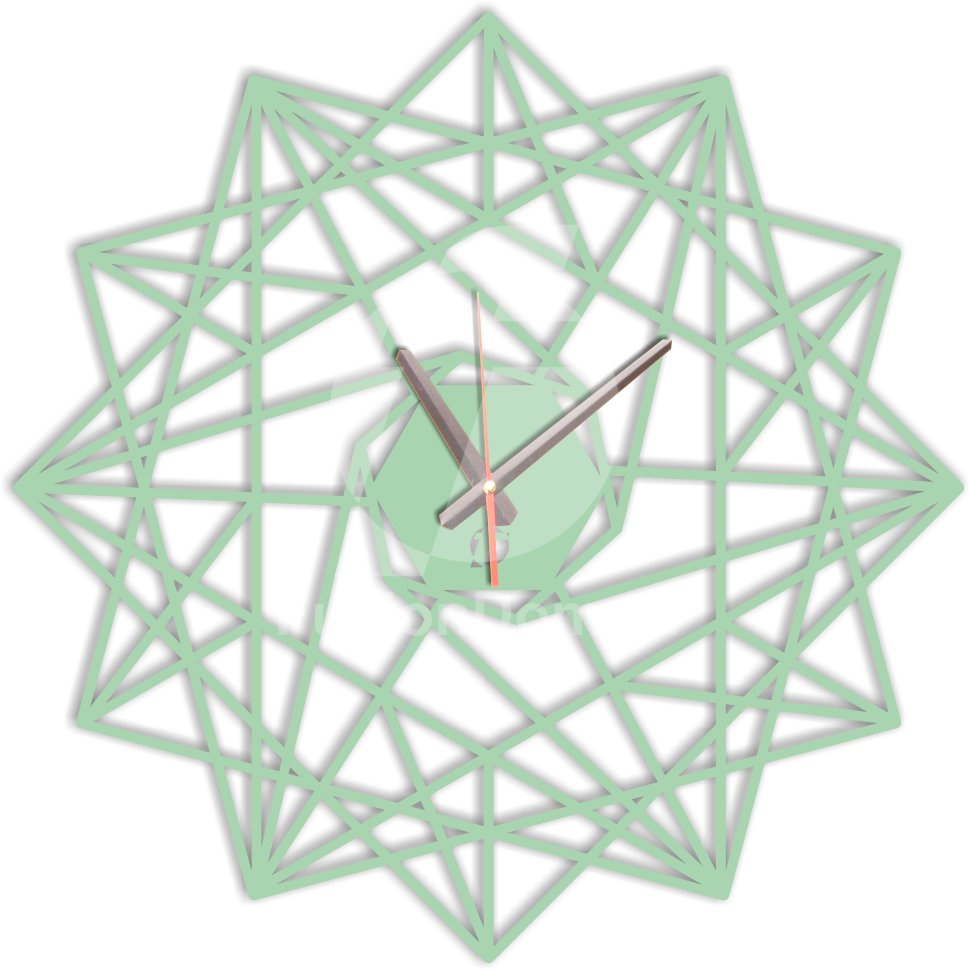 Настенные часы Линии