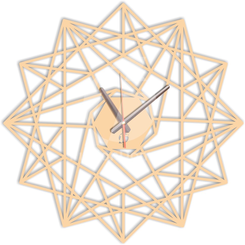 Настенные часы Линии