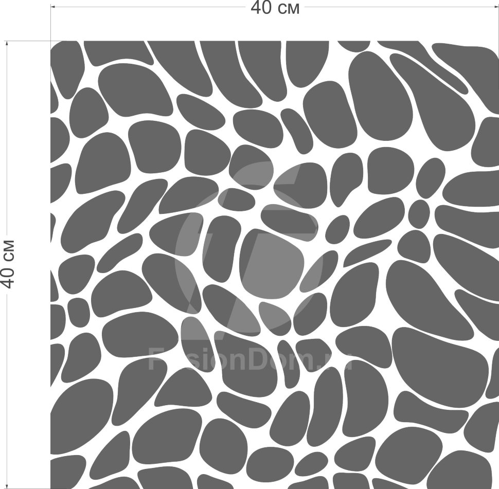 панно Камни размер