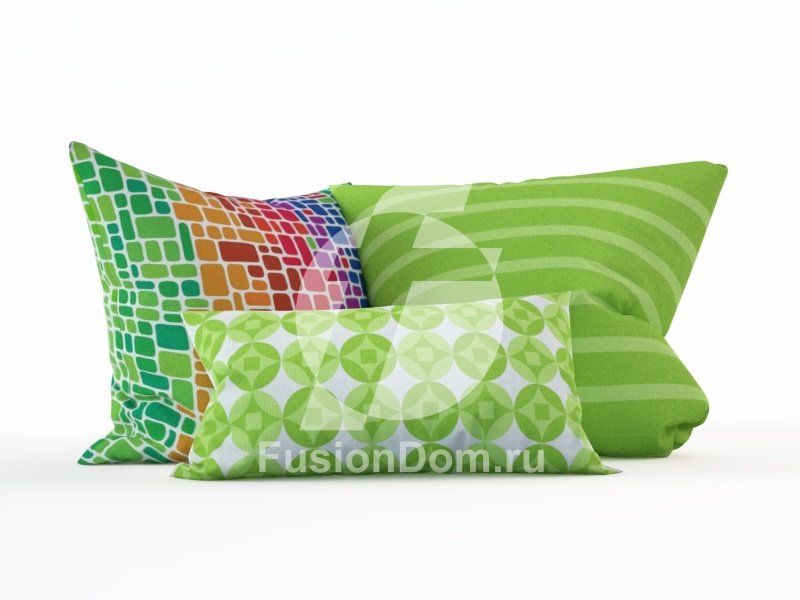 Акриловое Декоративные подушки "Сочная зелень"