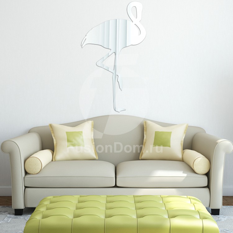 Акриловое Зеркало Фламинго