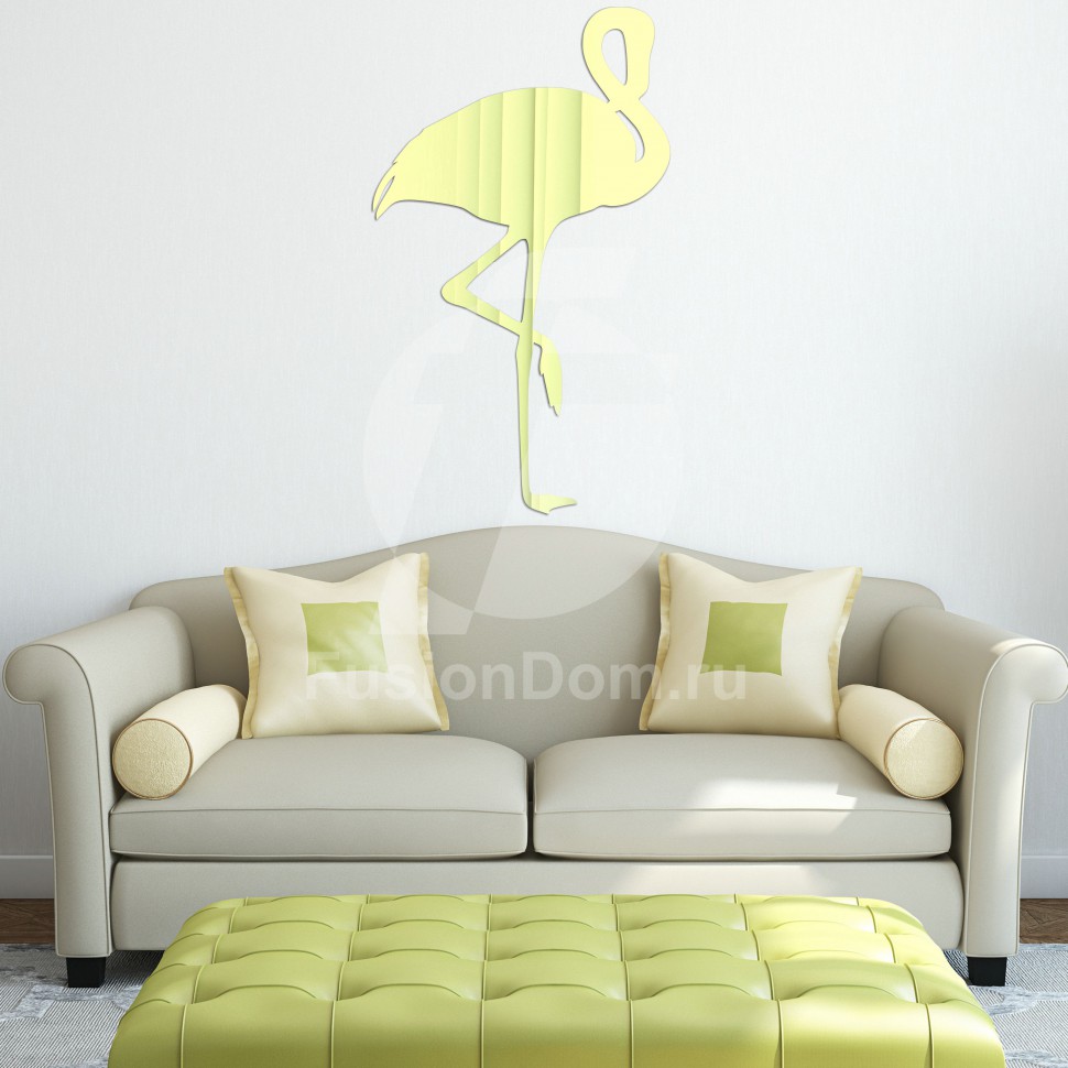 Акриловое Зеркало Фламинго