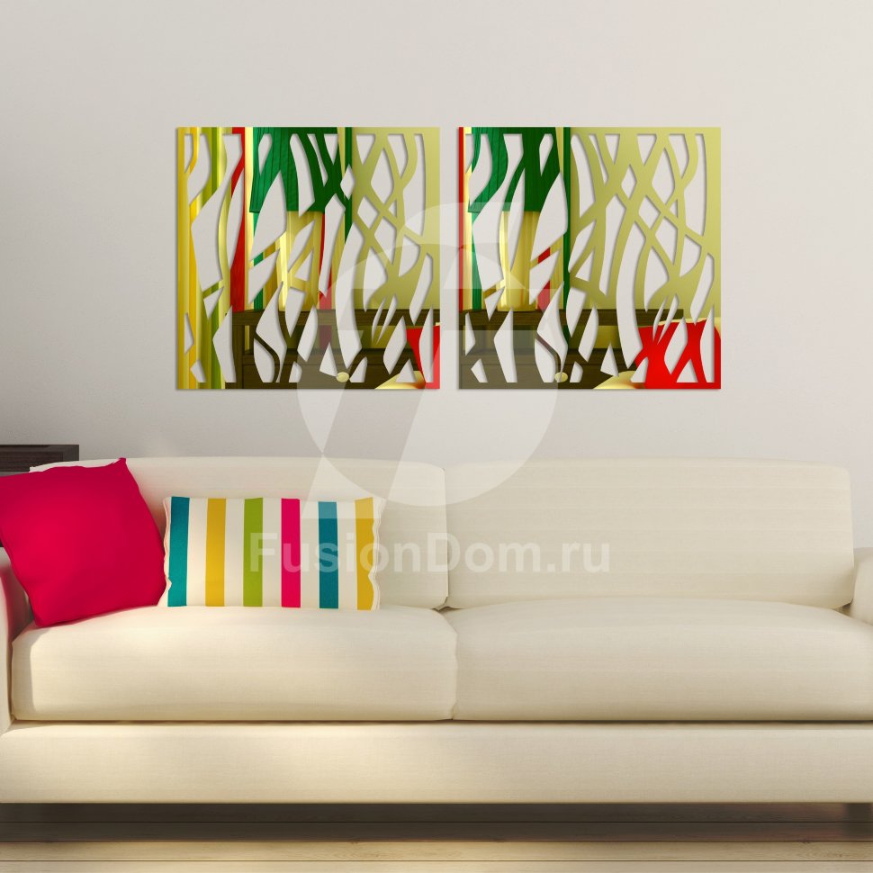 Декоративное акриловое панно Переплетение