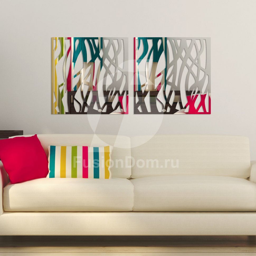 Декоративное акриловое панно Переплетение